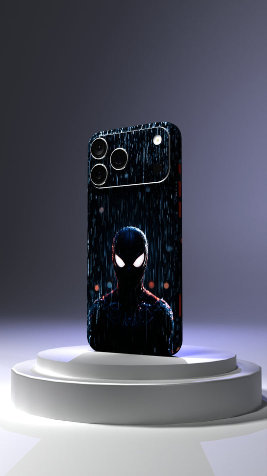 Midnight Spider Rain Mobile Skin