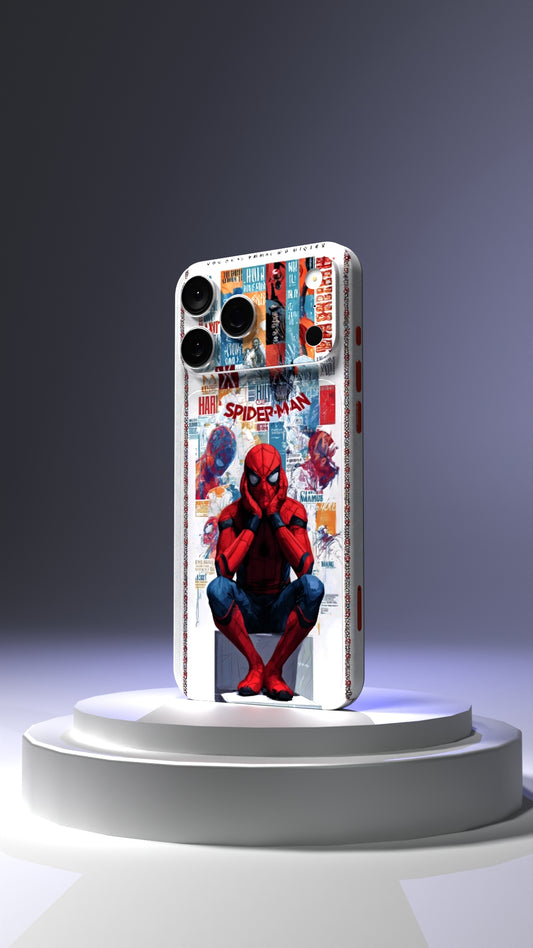 Spider-Man Comic collage Mobile Skin