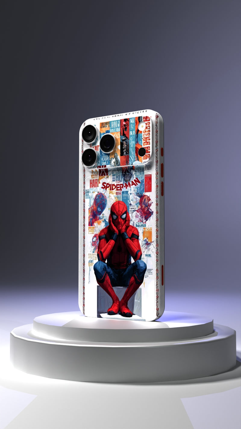 Spider-Man Comic collage Mobile Skin