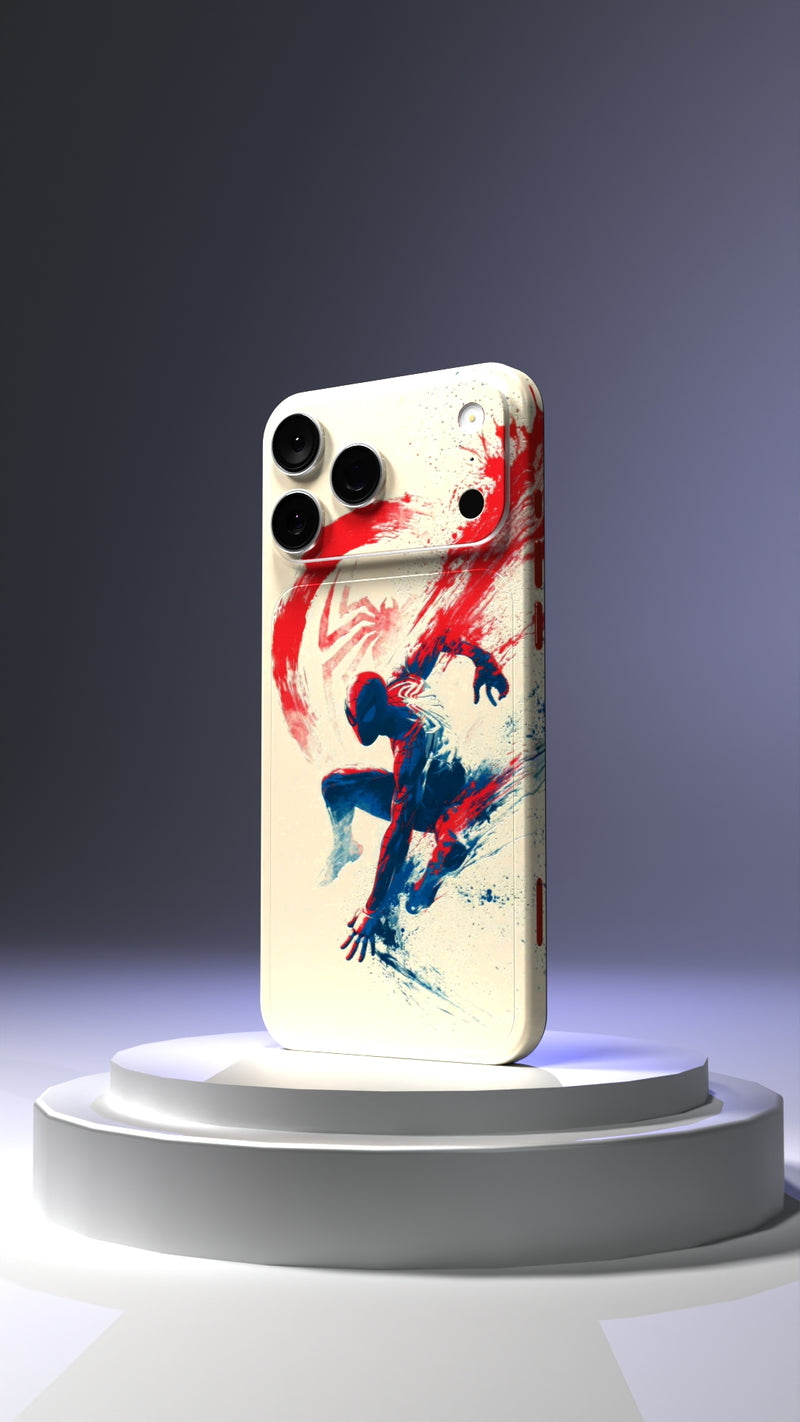 Spider-Man Ink Splatter Mobile Skin