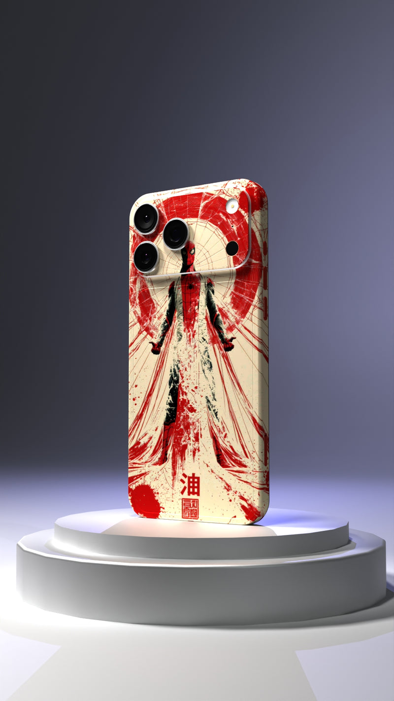 Spider-Man Samurai Style Mobile Skin