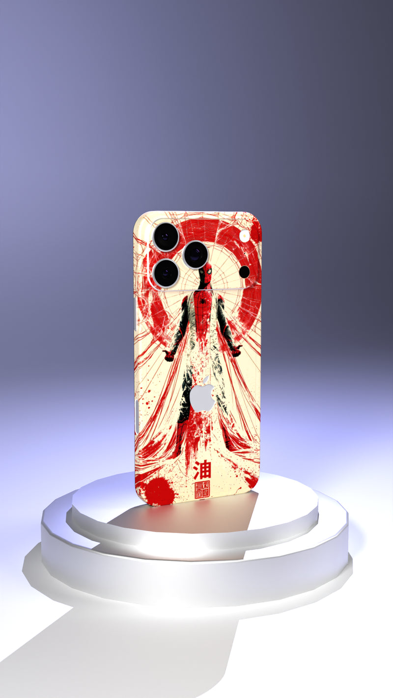 Spider-Man Samurai Style Mobile Skin