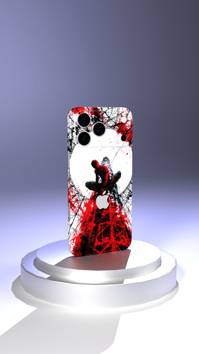 Spider-Man Red Slash Mobile Skin
