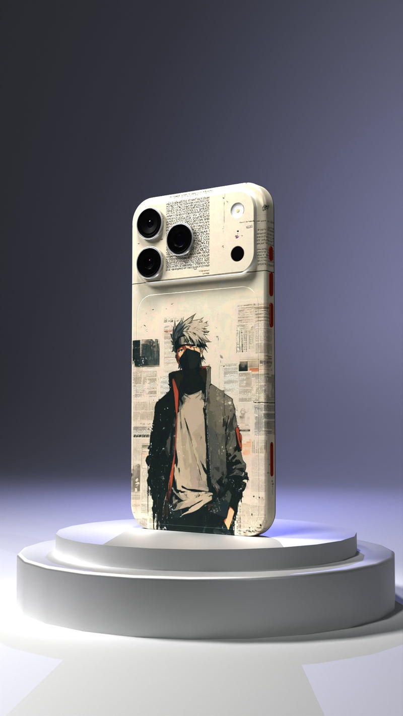 Kakashi Vintage Manga Wrap Mobile Skin