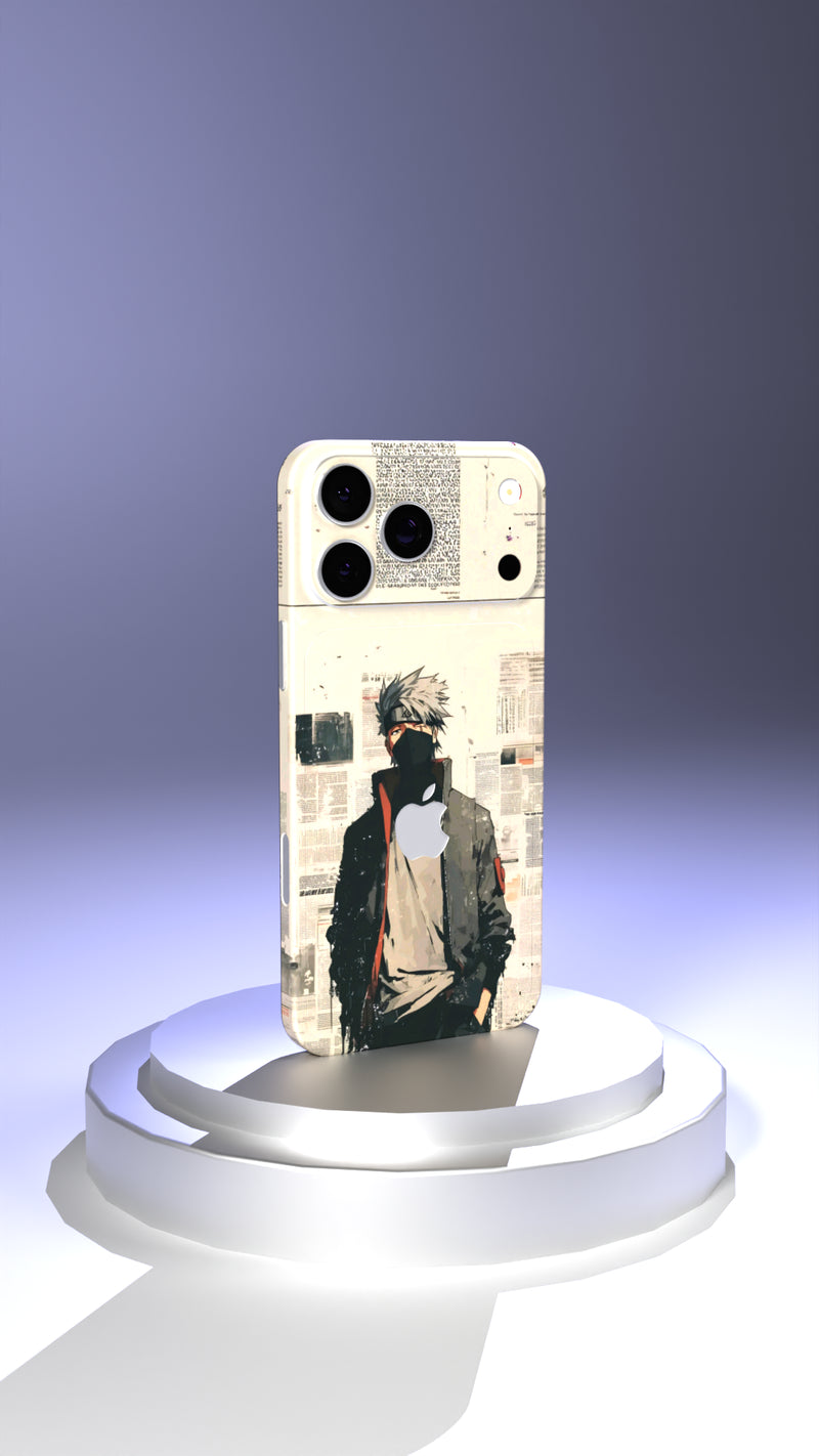 Kakashi Vintage Manga Wrap Mobile Skin