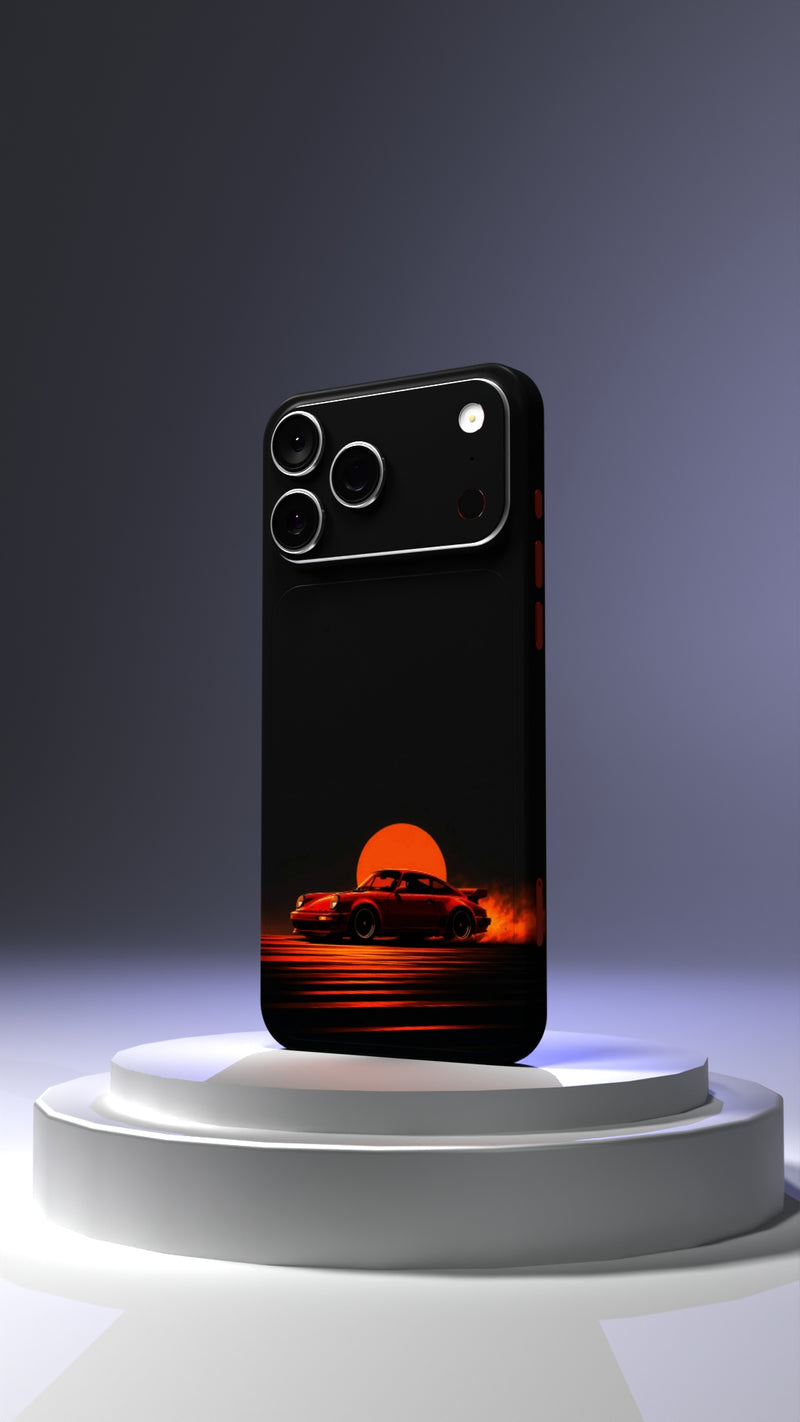 Porsche 911 Sunset Mobile Skin