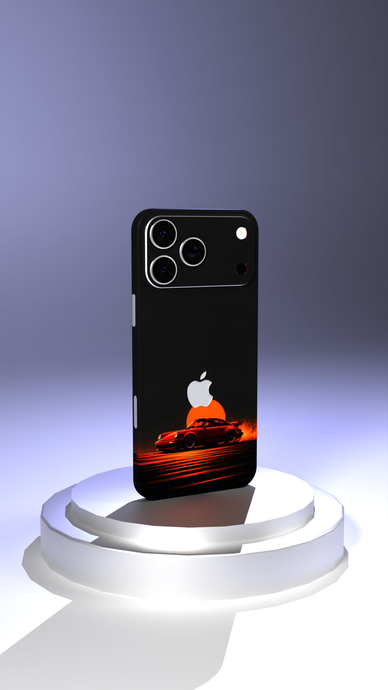 Porsche 911 Sunset Mobile Skin