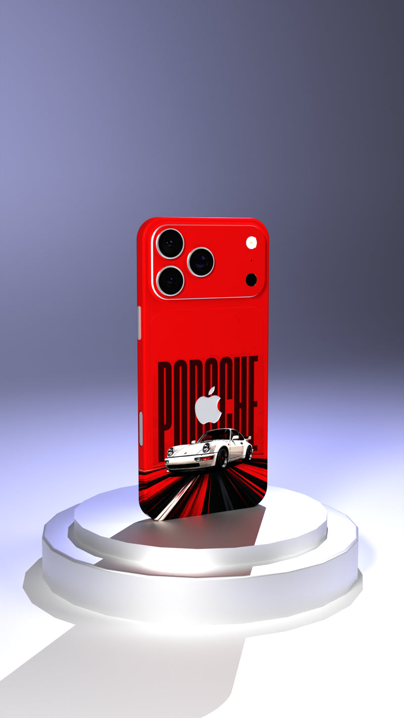 Porsche Redline Art Mobile Skin