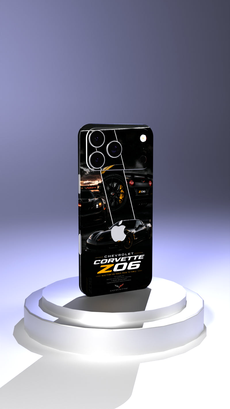 Chevrolet Corvette C6 Z06 Black Edition Mobile Skin