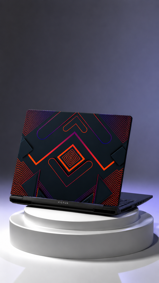 Laptop dark aesthetic design