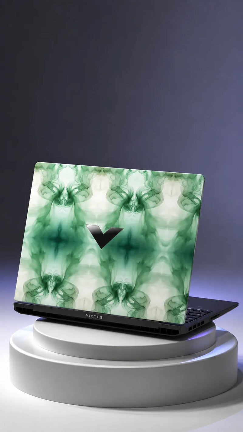 Laptop light green  skin