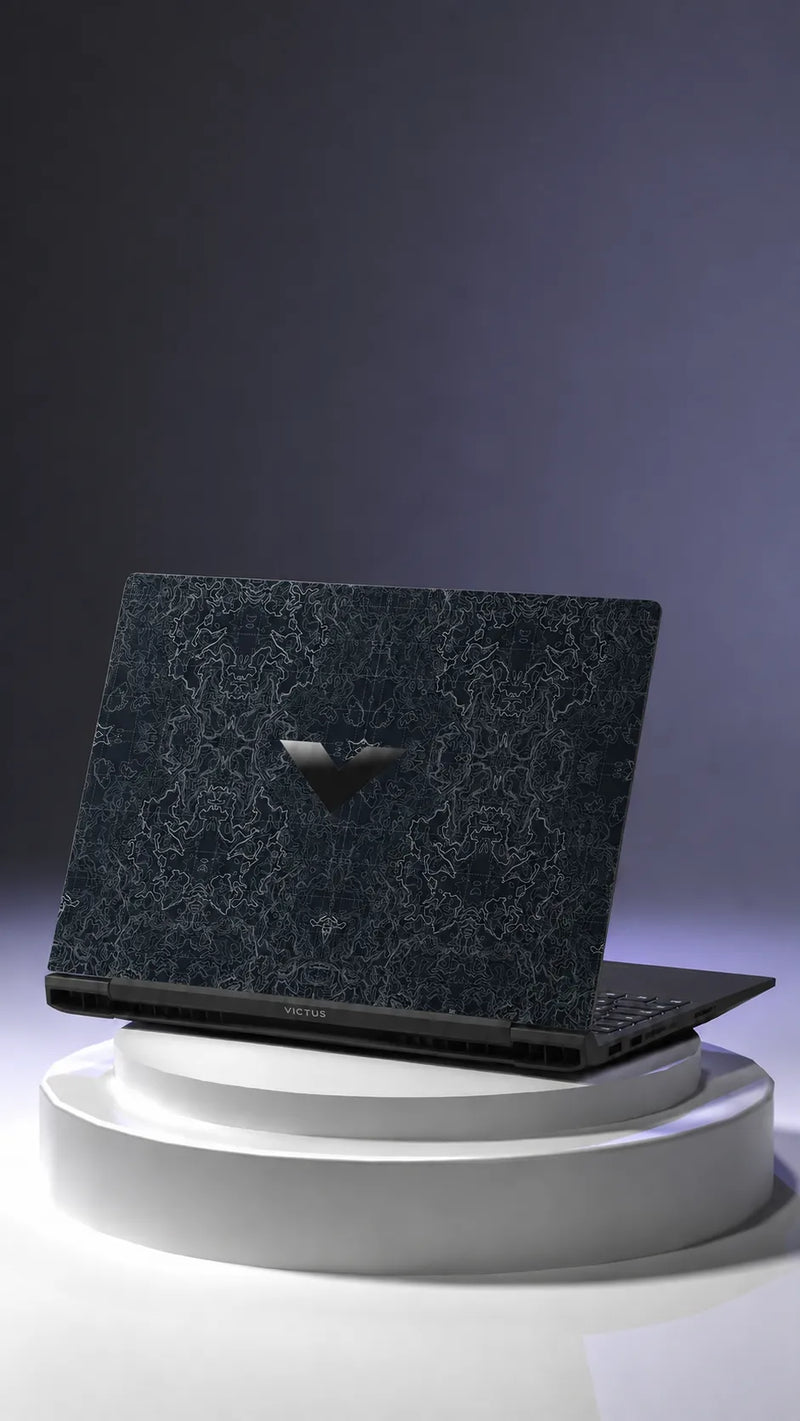 Laptop dark minimalistic skin