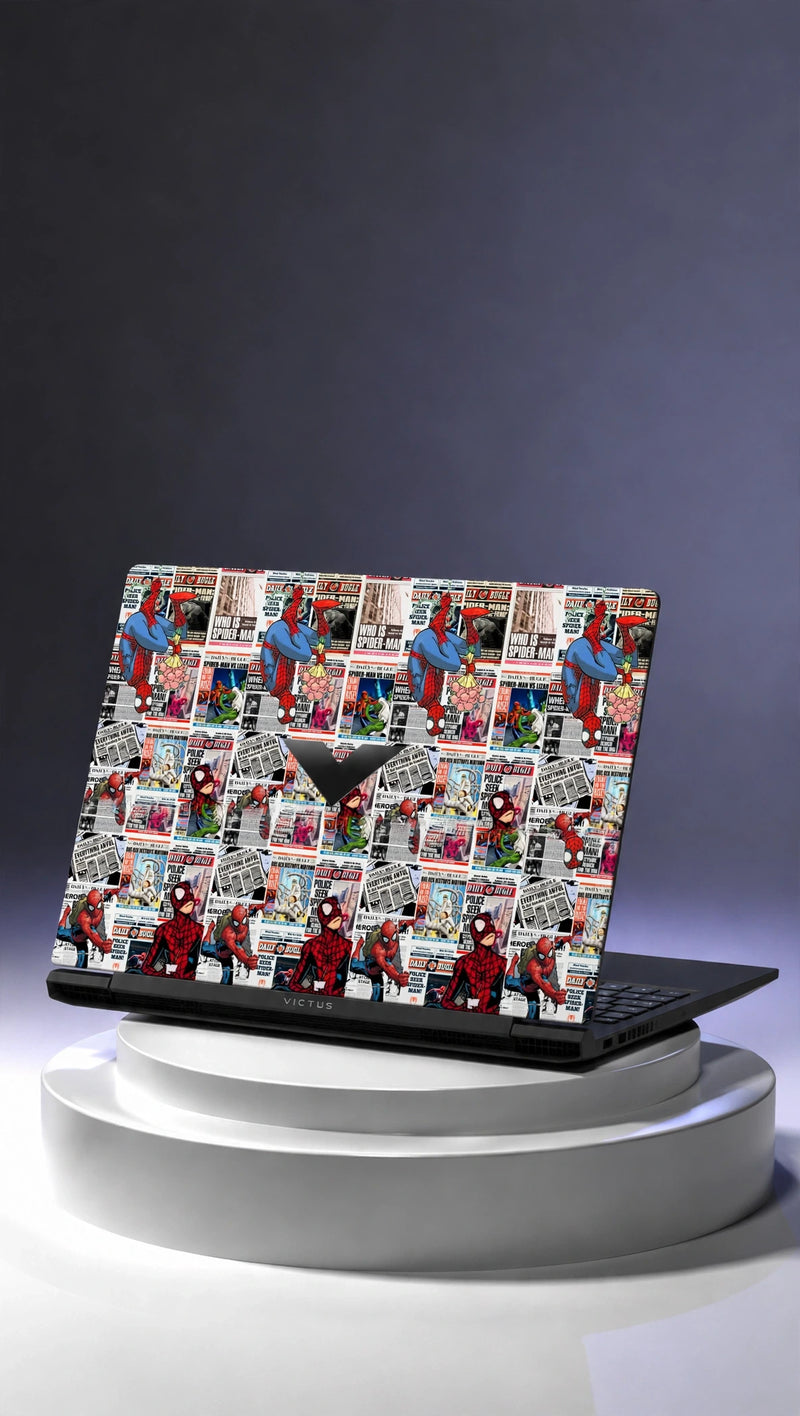 Laptop spiderman skin