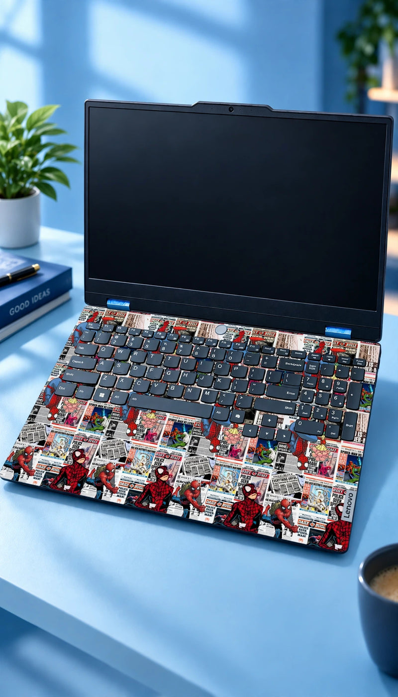 Laptop spiderman skin