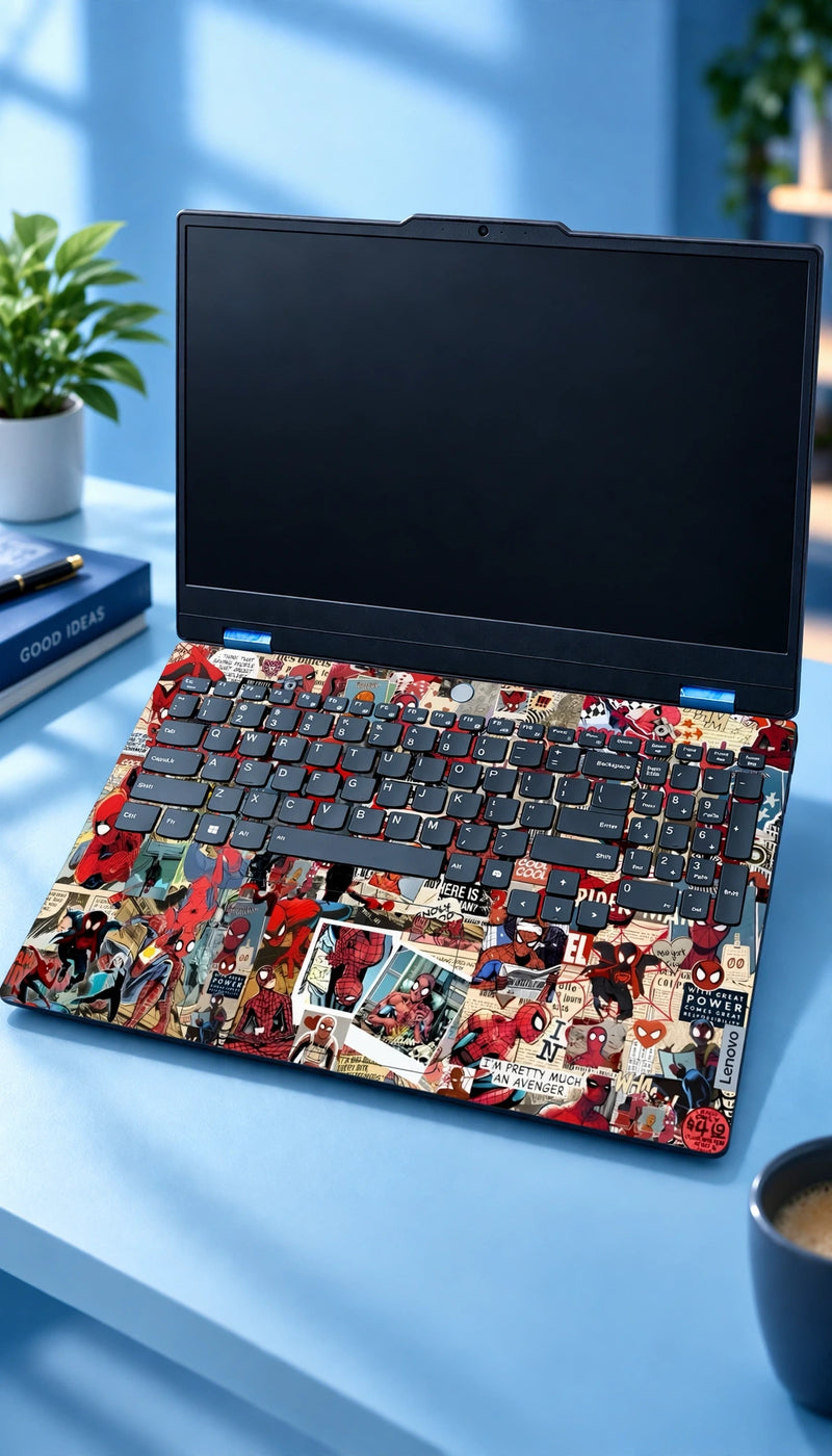 Laptop spiderman skin