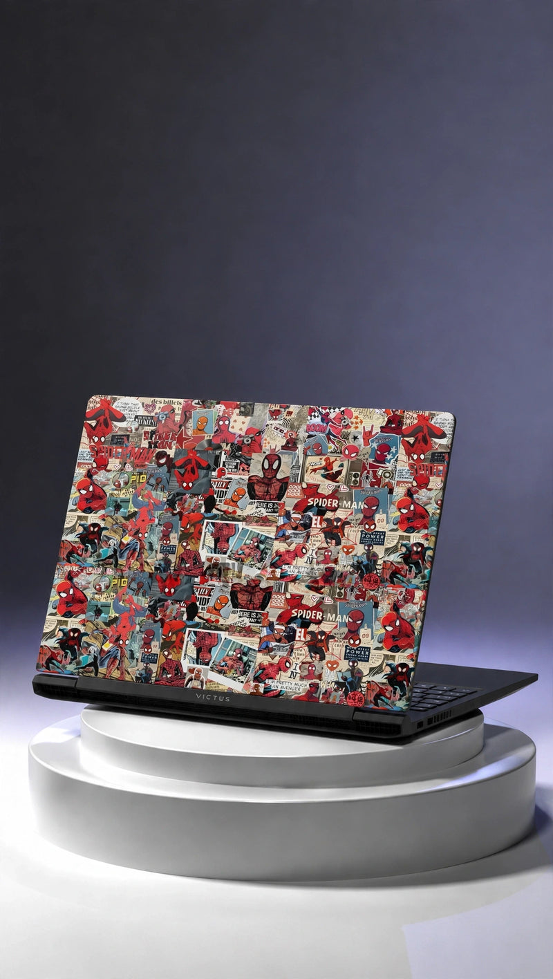 Laptop spiderman skin