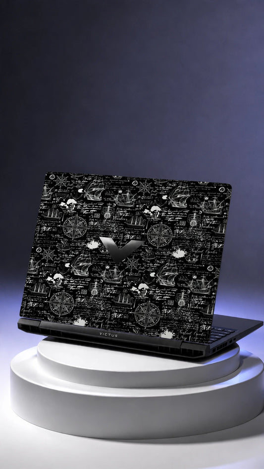 Laptop black classic skin