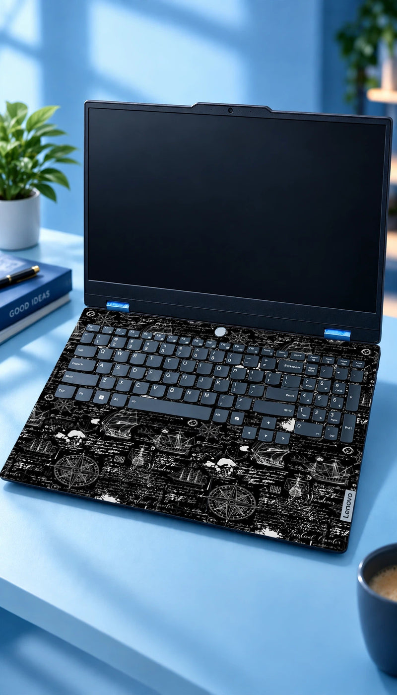 Laptop black classic skin