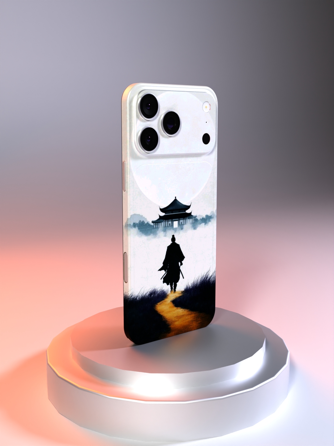 Ninja Embossed Mobile Skin